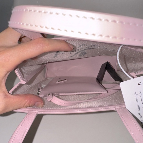 Prada NWT Pink Sequined Mesh Mini Tote - Picture 4 of 4